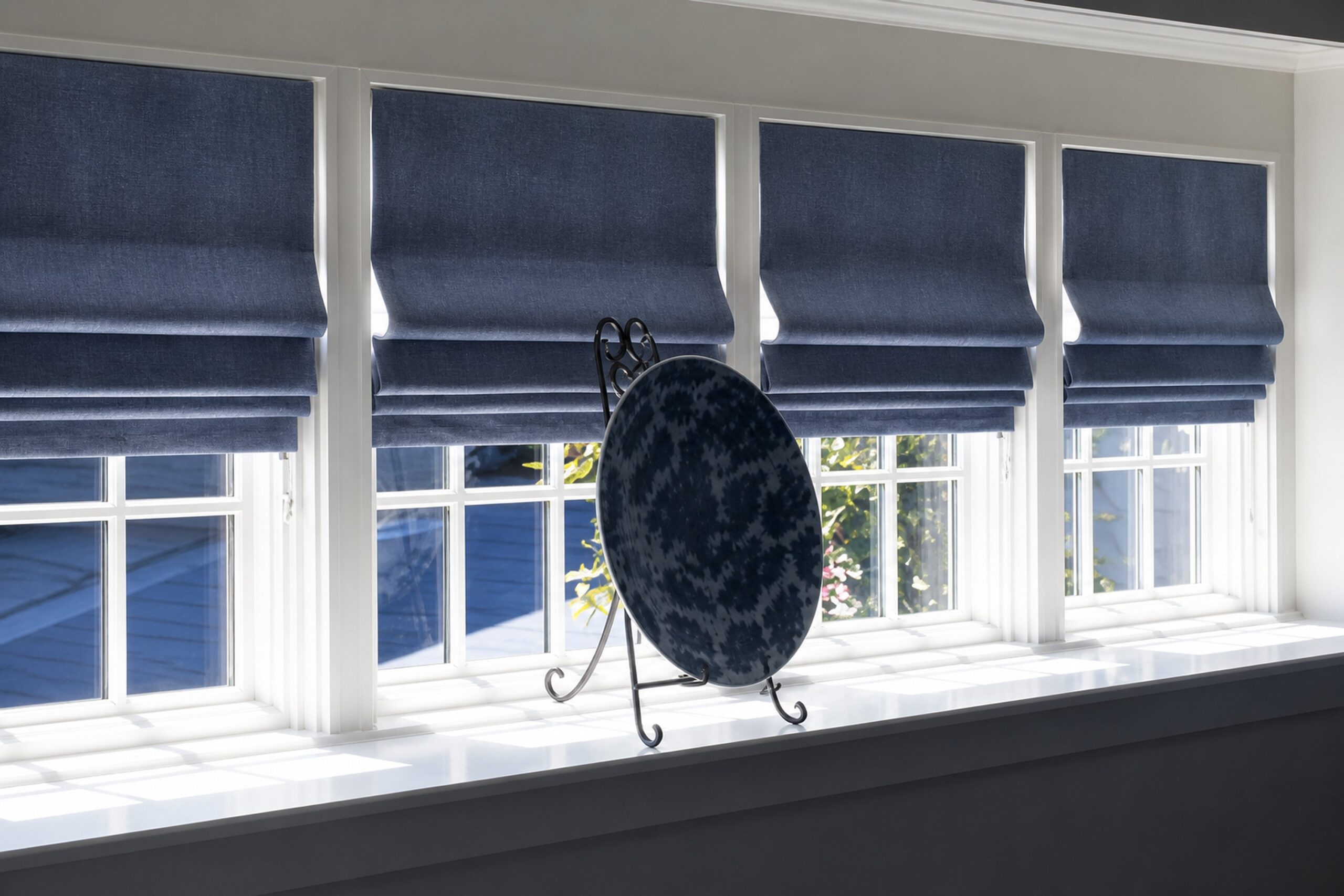 roman shade from the drapery company